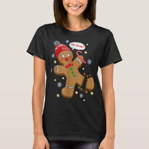 Gingerbread Man Cookie X-Mas Oh Snap Funny Niedlic T-Shirt