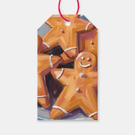 Gingerbread Man Cookies | Frohe Weihnachten Geschenkanhänger