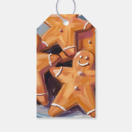 Gingerbread Man Cookies | Frohe Weihnachten Geschenkanhänger