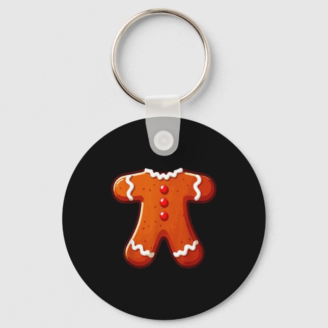 Gingerbread Man Costume Adult Kids Men Women Cooki Schlüsselanhänger (Vorderseite)