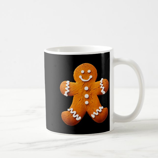 Gingerbread Man Costume Funny Halloween Christmas  Kaffeetasse (Rechts)
