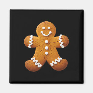 Gingerbread Man Costume Funny Halloween Weihnachte Magnet