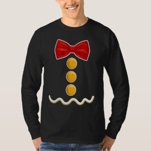 Gingerbread Man Costume Kinder Funny Cookie Christ T-Shirt