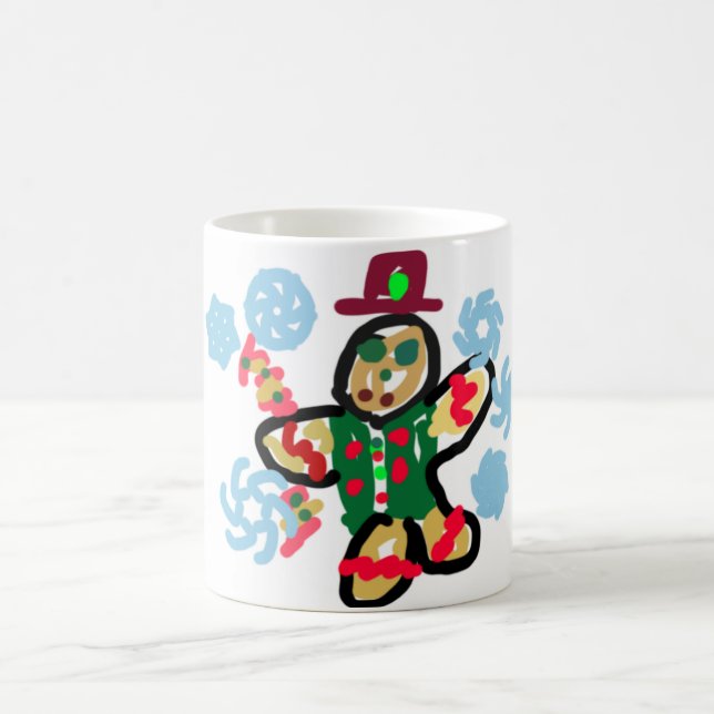 Gingerbread man dance kaffeetasse (Mittel)