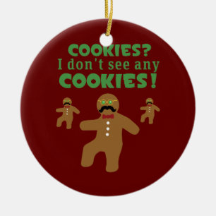 Gingerbread Man Disguise Keramik Ornament