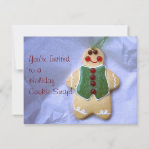 Gingerbread Man Einladung