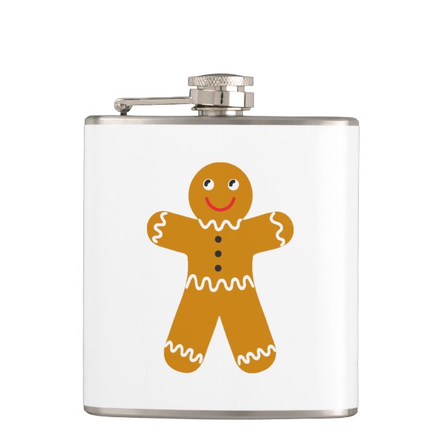 Gingerbread Man Flachmann (Vorderseite)