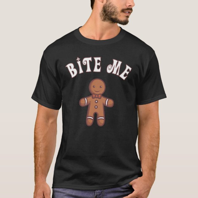 Gingerbread Man For Cookie T-Shirt (Vorderseite)