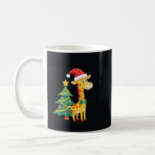 Gingerbread Man Giraffe Weihnachtsmann Hut Weihnac Kaffeetasse