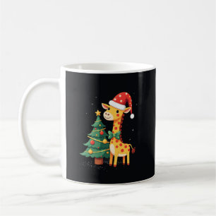 Gingerbread Man Giraffe Weihnachtsmannhut Weihnach Kaffeetasse