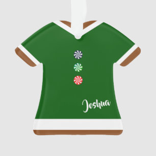 Gingerbread Man Gum Drop Buttons Weihnachten Ornament