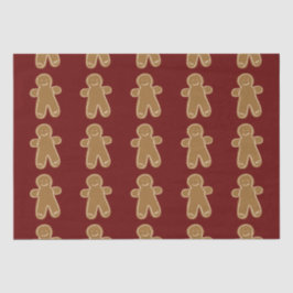 Gingerbread Man Holiday Weihnachten Niedlich Seidenpapier
