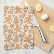 Gingerbread Man Kekse Neutral Weihnachten Beige