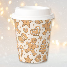 Gingerbread Man Kekse Neutral Weihnachten Beige