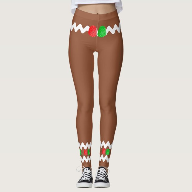 Gingerbread Man Leggings (Vorderseite)