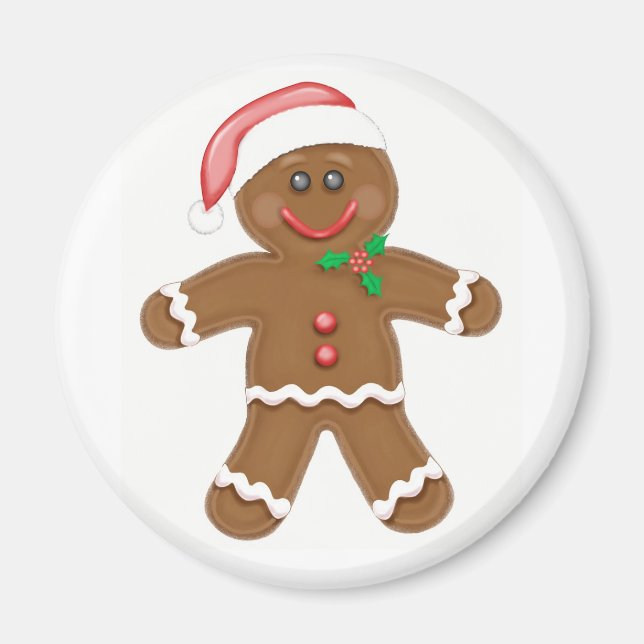 Gingerbread Man Magnet (Vorne)