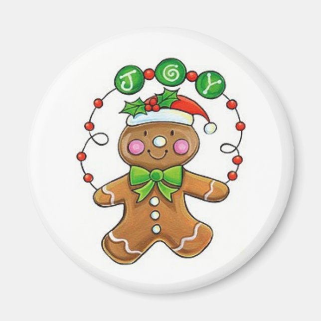 Gingerbread Man Magnet (Vorne)