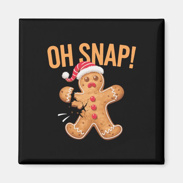 Gingerbread Man Magnet (Vorne)
