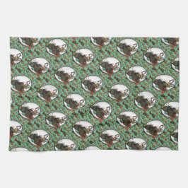 Gingerbread Man- Mint Geschirrtuch