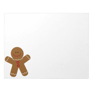 Gingerbread Man Notizblock