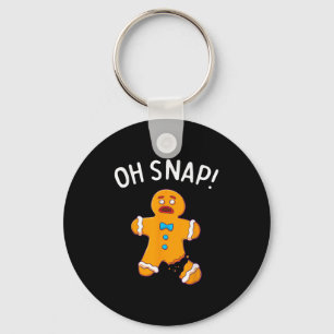 Gingerbread Man Oh Snap Weihnachten Weihnachtsgebä Schlüsselanhänger