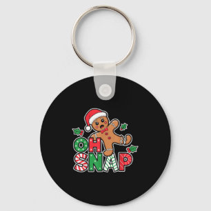 Gingerbread Man Oh Snap Weihnachten Weihnachtsgebä Schlüsselanhänger