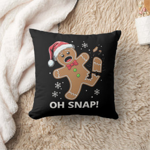 Gingerbread Man Oh Snap Weihnachtskeks Kissen