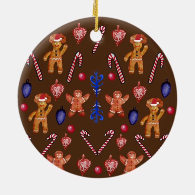 Gingerbread Man Ornament (Hinten)