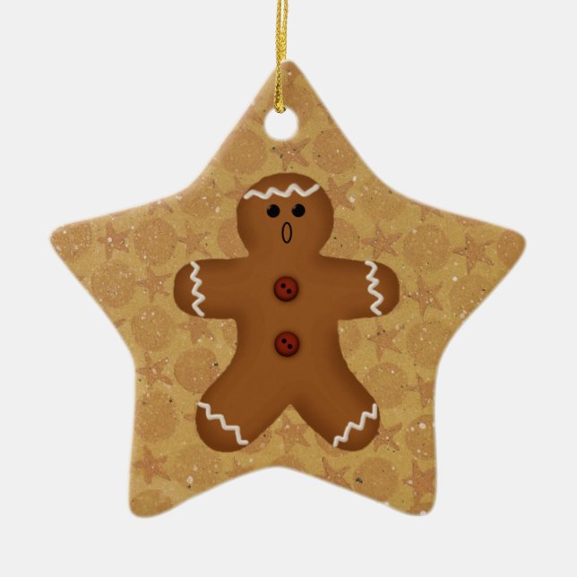 Gingerbread Man Ornament (Vorne)
