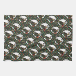 Gingerbread Man: Pine Geschirrtuch