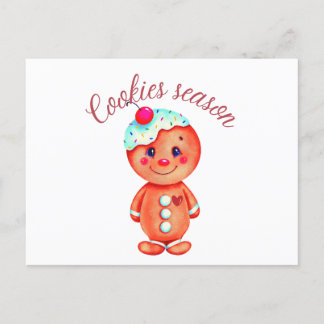 Gingerbread Man Postkarte