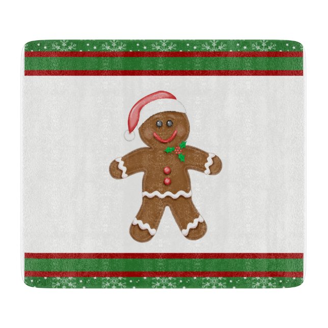 Gingerbread Man Schneidebrett (Vorderseite)