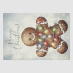 Gingerbread Man Winter Christmas Seidenpapier<br><div class="desc">Gingerbread Man Winter Christmas</div>