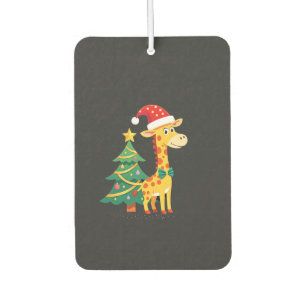 Gingerbread Mann Giraffe Weihnachtsmann Hut Weihna Autolufterfrischer