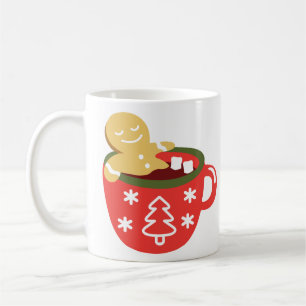 Gingerbread Mann Heiße Schokolade Jacuzzi  Kaffeetasse