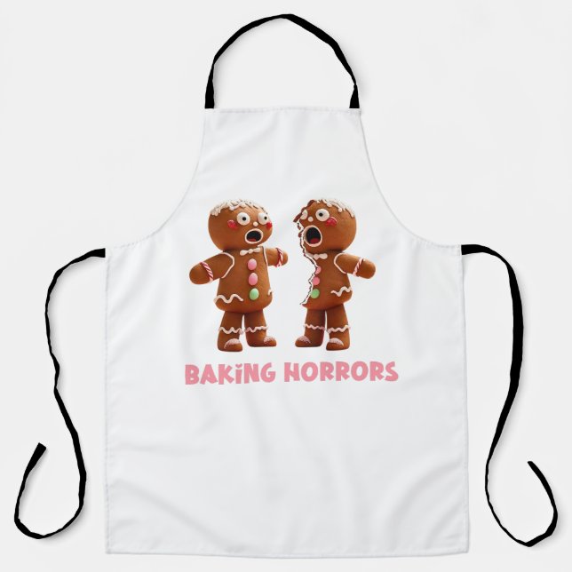 Gingerbread Mann Horror  Schürze (Vorderseite)