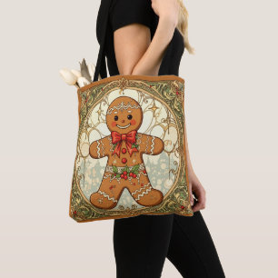 Gingerbread-Mann Kekse Festives Weihnachten Tasche