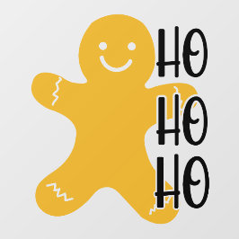 Gingerbread Mann Weihnachtsfenster klammern Fensteraufkleber
