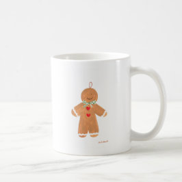 Gingerbread Mann Weihnachtskinder niedliche Kekse Kaffeetasse