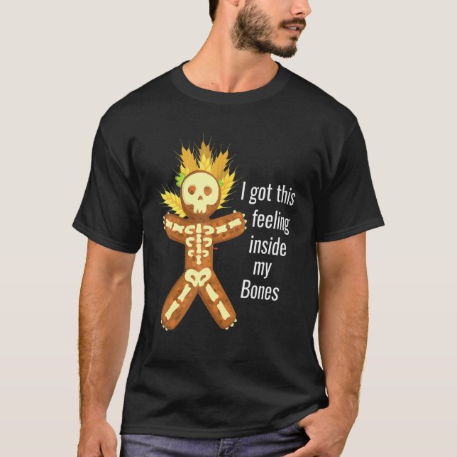 Gingerbread Mann Weihnachtssaison Cookie Sweet Hou T-Shirt (Vorderseite)