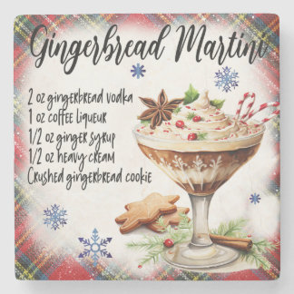 Gingerbread Martini Recipe Marble Untersetzer
