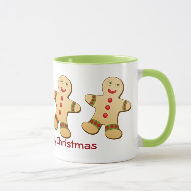 Gingerbread Men Christmas Mug (Droite)