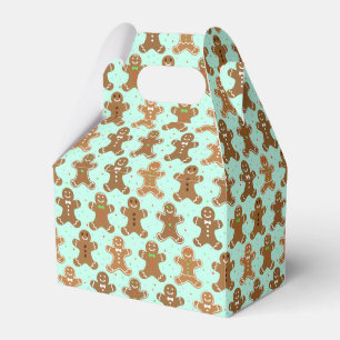 Gingerbread Men Christmas Pattern Geschenkschachtel