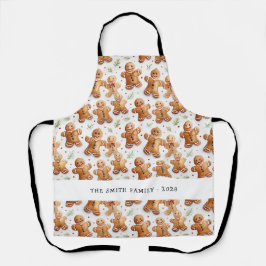 Gingerbread Men Fun Neuheit All-over Print-Schürze Schürze