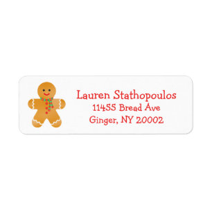 Gingerbread Men Winter Scarf