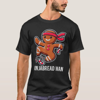 Gingerbread Ninjabread Man Funny Niedlich Groovy C T-Shirt