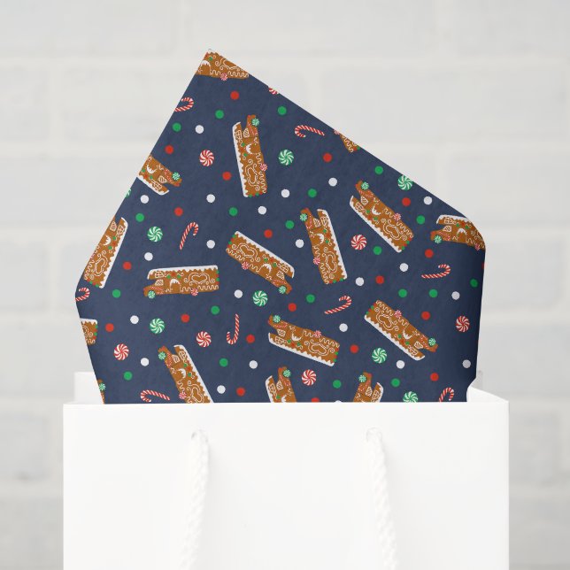 Gingerbread RVs Klasse C Camper Weihnachten Seidenpapier (Geschenktüte)