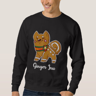 Gingerbread shiba inu   Hundeschenk für Weihnachte Sweatshirt