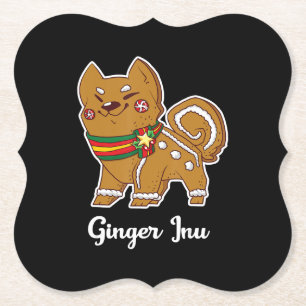 Gingerbread shiba inu Hundeschenk für Weihnachte Untersetzer