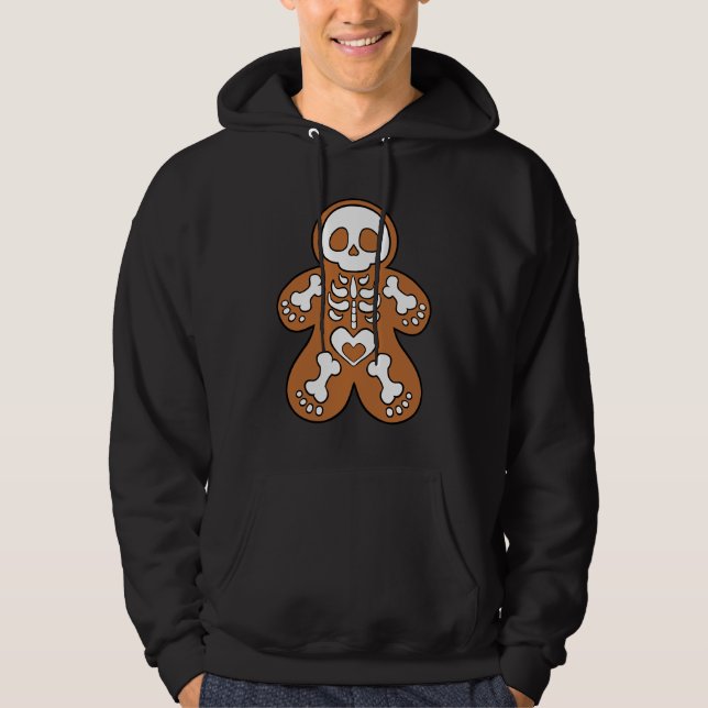 Gingerbread Skeleton Man Hoodie (Vorderseite)
